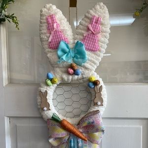 Easter Bunny Wreath/Door Hanger